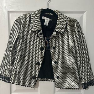 Cropped short jacket-Oscar de la renta